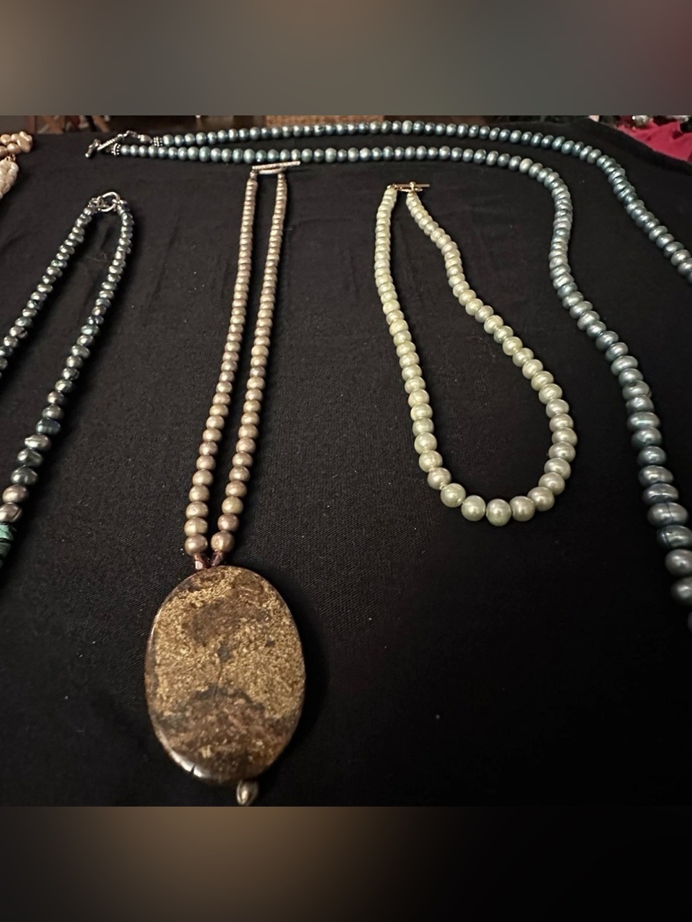 Vintage Freshwater Pearl Necklace Jewelry Lot - Picture 5 of 6